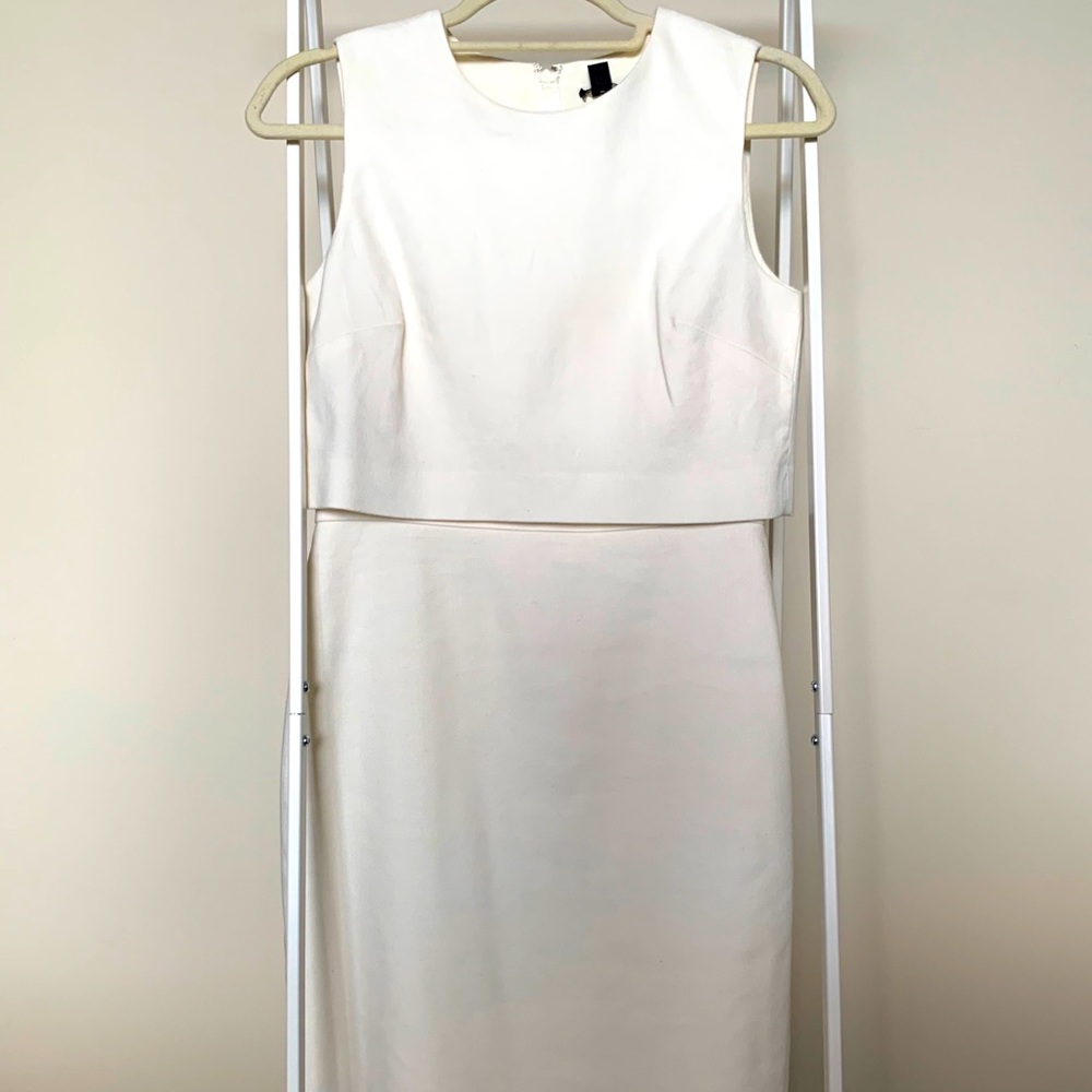 Ann Taylor Linen Sheath Dress